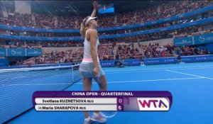 Pékin - Sharapova dans le dernier carré