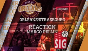 Réaction de Marco Pellin - J02 - Orléans reçoit Strasbourg