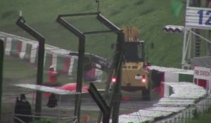 Les images de l'accident de Jules Bianchi au Grand Prix du Japon de Formule 1