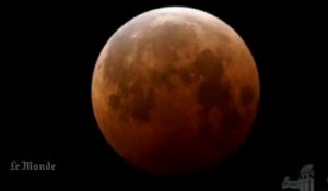 Une "Blood moon" filmée en time-lapse par la Nasa