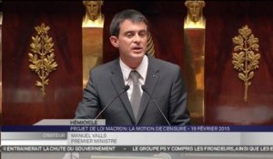 Manuel Valls : "Nous continuerons sans relâche à réformer"