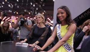 Interview de Miss France 2014 au Mondial de l'Auto 2014