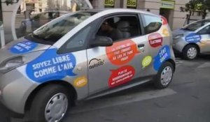 La voiture électrique 'Bluecar' entre à Paris
