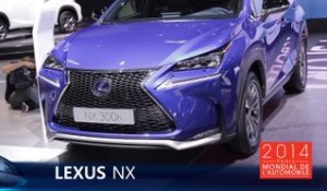 Le Lexus NX en direct du Mondial de l'Auto 2014