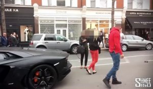 Crash Lamborghini Aventador à Londres