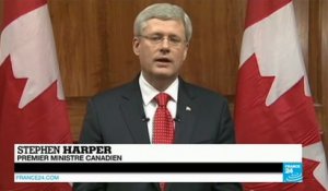 Fusillade à Ottawa : "le Canada ne sera jamais intimidé" (Stephen Harper)