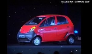 Inde - 23 mars 2009 : Lancement de la voiture Tata Nano