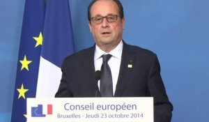 Climat : "L'Europe montre l'exemple" selon François Hollande