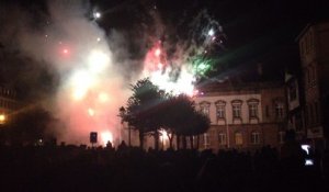 Feu d'artifice de la foire haute