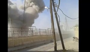 Bombardement filmé de près en Syrie