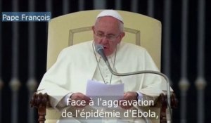 Le pape réclame de tout mettre en oeuvre contre Ebola
