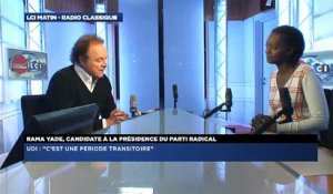 Rama Yade, invitée de Guillaume Durand avec LCI