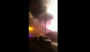 Explosion dans une usine de pyrotechnie en Angleterre