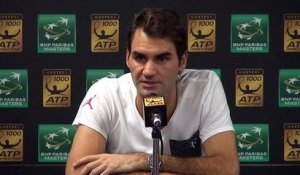 BNPPM - Paris-Bercy 2014 - Roger Federer : "Je suis quand même soulagé"