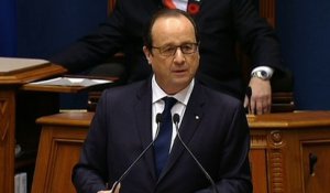 Discours devant le Parlement québécois à Québec