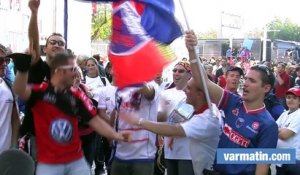 Les supporters toulonnais aux anges après la victoire du RCT (61-28) face à Grenoble