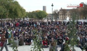 Sit-in pacifique à Paris en hommage à Rémi Fraisse