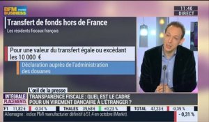 Transparence fiscale: les règles à respecter pour investir à l'étranger: Gilles Petit - 03/11