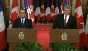 Point de presse conjoint avec M. Stephen Harper, premier ministre du Canada #CanadaPR
