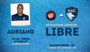 Officiel : Adriano s'engage au Havre !
