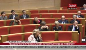 M. Alain Vidalies sur le péage de transit poids lourds et les infrastructures de transport - Audition
