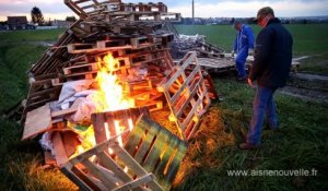 Des feux de la colère allumés dans l'Aisne