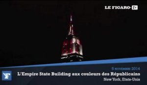 Midterms : l'Empire State Building aux couleurs des républicains