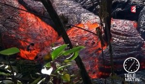 A Hawaï, la lave surgie du volcan Kilauea détruit une première habitation