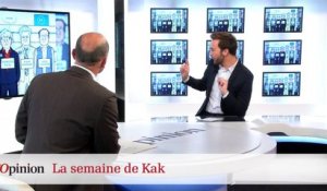 Dessin de Kak : François Hollande KO, Manuel Valls coach de boxe