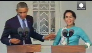 Birmanie : Obama s'étonne qu'Aung San Suu Kyi ne puisse devenir présidente
