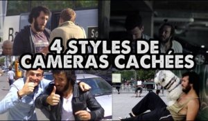 4 STYLES DIFFÉRENTS DE CAMÉRAS CACHÉES