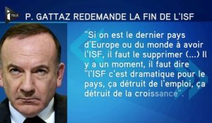 Pierre Gattaz réclame la suppression de l'ISF