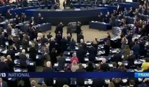 Strasbourg : le pape François en visite au Parlement européen