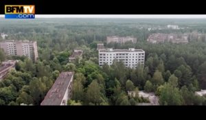 Les images du site de Tchernobyl survolé par un drone
