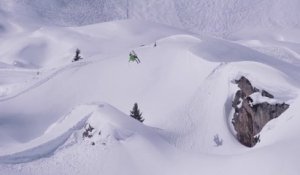 Backcountry freeski in La Plagne 2014