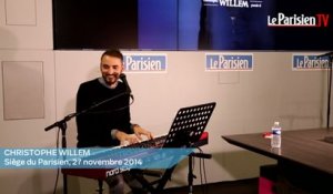 Christophe Willem en Live au Parisien : Sunny