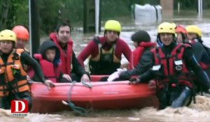 Inondations dans l'Aude le 30 novembre 2014