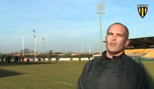 Rugby Pro D2 Interviews avant Saint Etienne- Albi