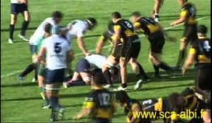 Rugby Pro D2 résumé du match amical Aurillac Albi