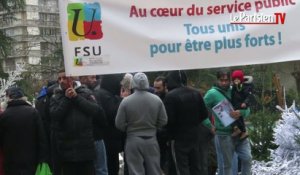 Manifestation des agents territoriaux d'Argenteuil