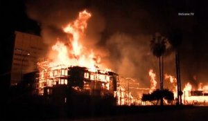 Incendie de 3 tours au coeur de Los Angeles