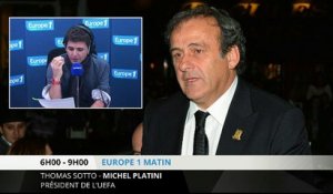 Platini : "je suis plus que blanc" dans toutes ces affaires