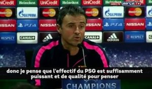 Barça : Luis Enrique sur le retour d'Ibrahimovic