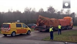 Les débris du vol MH17 aux Pays-Bas pour analyse