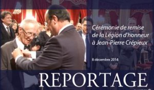 [REPORTAGE] Remise de la Légion d'honneur à Jean-Pierre Crépieux, cofondateur de L'Arche