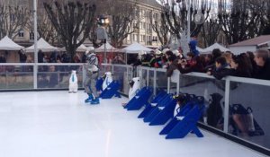 La patinoire accueille ses premiers fans de glisse