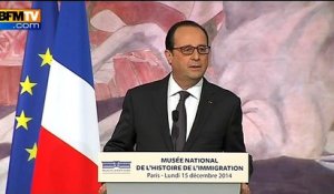 Hollande: "Un Français sur quatre a au moins un grand-parent étranger "