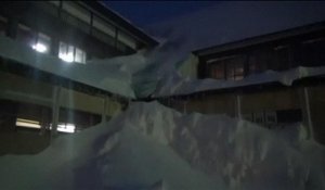 Tempêtes de neige et vents violents au Japon