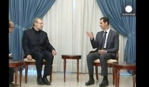 Le chef du Parlement iranien rencontre Bachar al-Assad à Damas