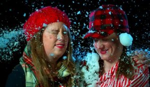 Bataille de boules de neige en slow motion : joyeuses fêtes à tous!!!